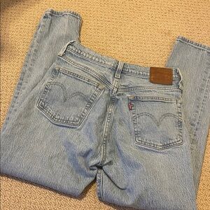 Levi’s 501 jeans denim high rise 4 light wash